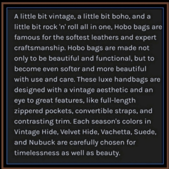 HOBO Shiny Black Leather With Contrast Stitching Shoulder & Crossbody Bag - Picture 9 of 10